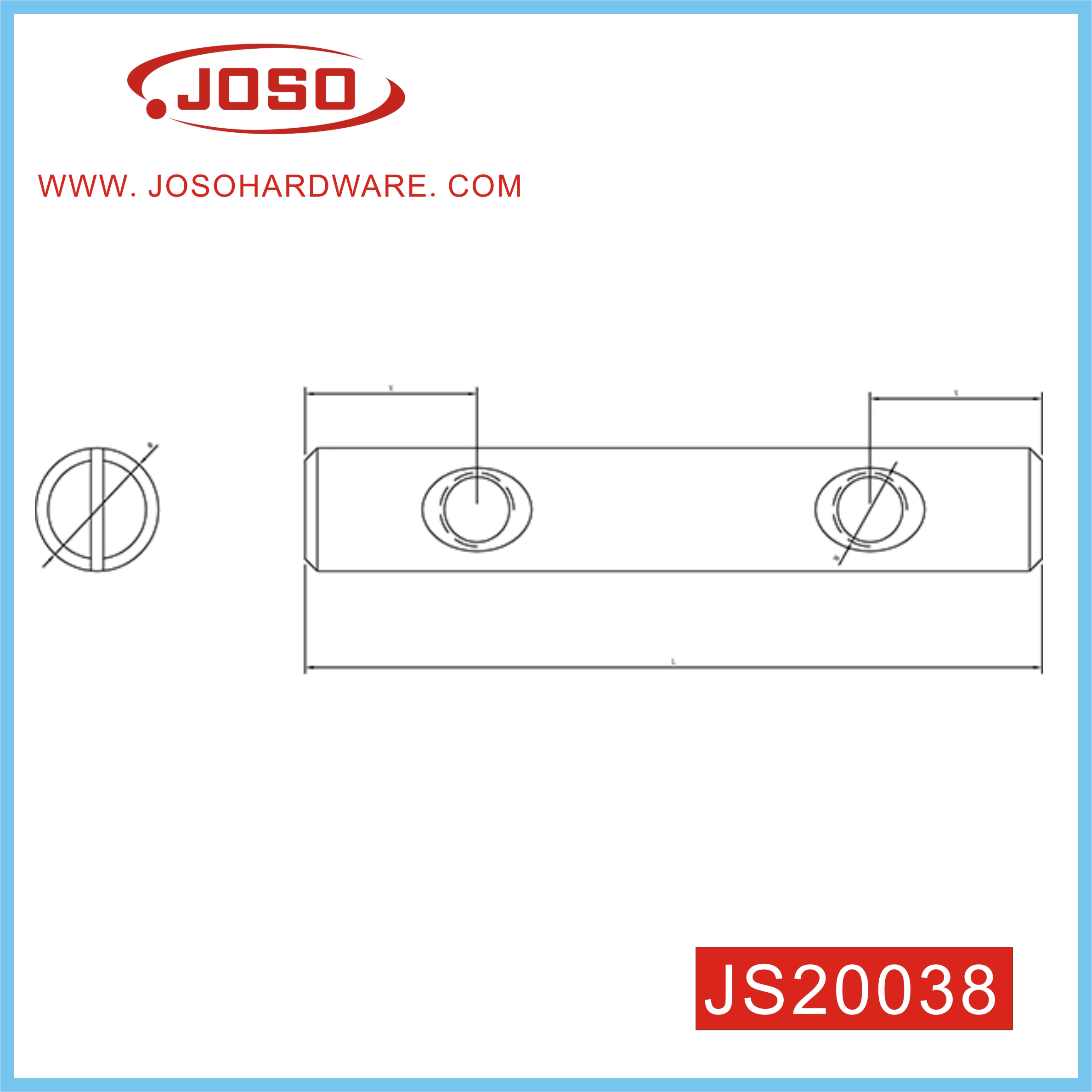 Two Holes Bolt Of Hardware For Connector