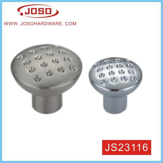 Bright Chrome Round Mushroom Cabinet Hardware Knobs for Drawer