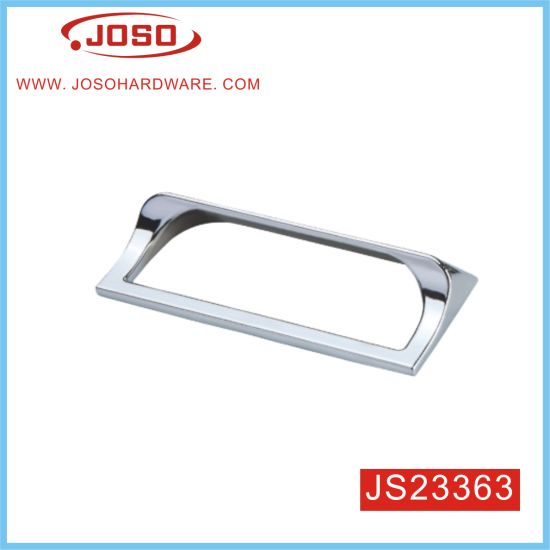 High Quality Dainty Bright Chrome Rectangle Furniture Pull Handle for Closet