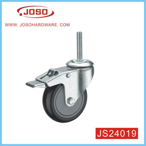 Furntiure Hardware of Thread Stem Iron Caster for Cart